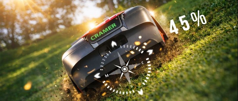Roboty Cramer Ai Conic - prezentacja bezprzewodowych robotów koszących