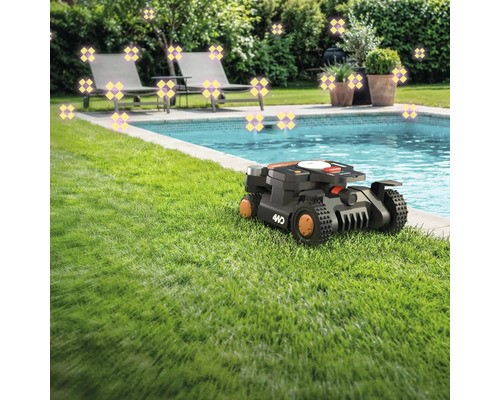 Robot koszący Worx Vision Cloud Ai RTK 4WD do 1000m2
