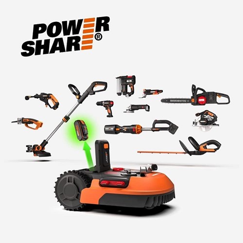 Robot Worx Landroid M500 Plus + Podkaszarka