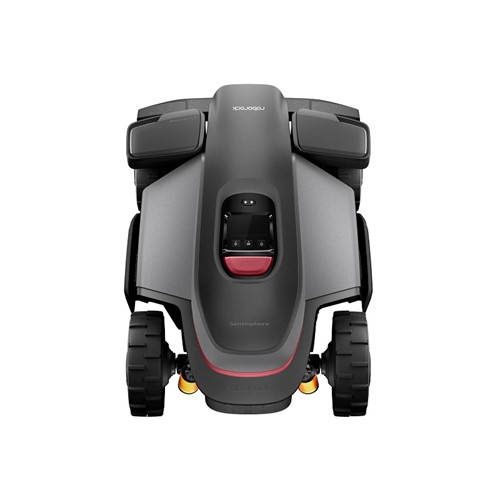 Robot koszący Roborock RockMow Z150 AWD z systemem VSLAM pracujący w dużym ogrodzie na nierównym terenie - kup teraz