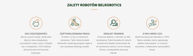 Robot Belrobotics Bigmow BM-1050 GPS-RTK 45 000 m2