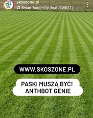 Robot koszący Anthbot Genie 800 z GPS RTK i AI do trawników 800 m² – widok pracującego robota w ogrodzie