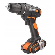 Wiertarko-wkrętarka WORX WX100  Moment obrotowy 30 Nm i pojemność uchwytu 10 mm spełniają większość potrzeb konsumentów w zakresie lekkich prac.